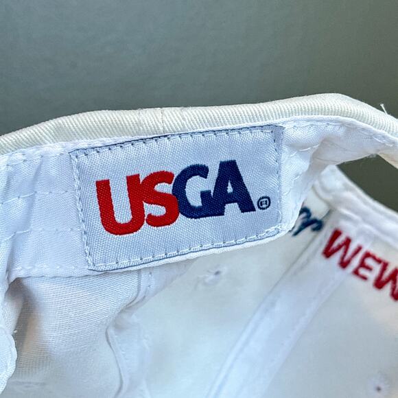 2017 U.S. Open Erin Hills USGA Golf White Strapback Hat - Picture 8 of 13
